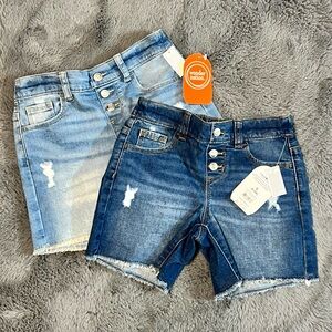 NWT Wonder Nation Denim Pull-On Shorts - Size 6-6X
